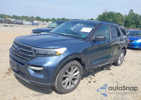 2020 Ford Explorer Xlt z USA, uszkodzony, nr VIN 1FMSK8DHXLGA49490